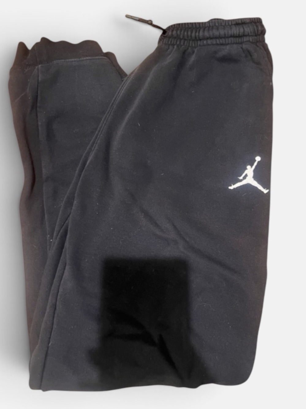 Jordan Black Kids Joggers with White Jumpman Logo